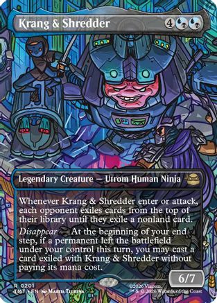 Krang & Shredder (Borderless) (TMT-201) [Teenage Mutant Ninja Turtles]