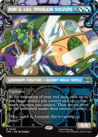 Don & Leo, Problem Solvers (Showcase) (TMT-242) [Teenage Mutant Ninja Turtles]