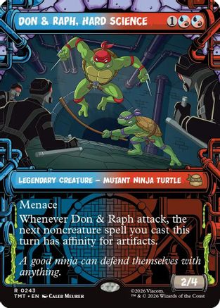 Don & Raph, Hard Science (Showcase) (TMT-243) [Teenage Mutant Ninja Turtles]