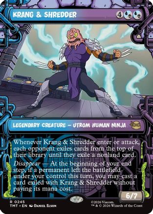 Krang & Shredder (Showcase) (TMT-245) [Teenage Mutant Ninja Turtles]