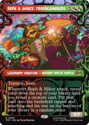 Raph & Mikey, Troublemakers (Showcase) (TMT-250) [Teenage Mutant Ninja Turtles]