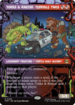 Tokka & Rahzar, Terrible Twos (Showcase) (TMT-252) [Teenage Mutant Ninja Turtles] Foil