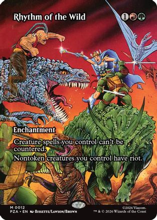 Rhythm of the Wild (Borderless) (PZA-012) [Teenage Mutant Ninja Turtles Eternal-Legal]