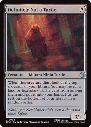 Definitely Not a Turtle (TMC-098) [Commander: Teenage Mutant Ninja Turtles]