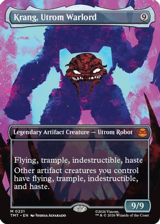Krang, Utrom Warlord (Borderless) (TMT-221) [Teenage Mutant Ninja Turtles]