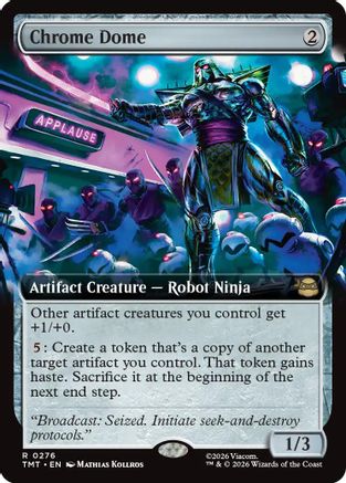 Chrome Dome (Extended Art) (TMT-276) [Teenage Mutant Ninja Turtles]