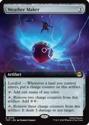 Weather Maker (Extended Art) (TMT-279) [Teenage Mutant Ninja Turtles] Foil