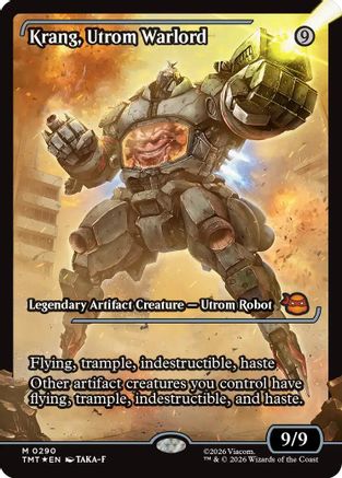 Krang, Utrom Warlord (Showcase) (TMT-290) [Teenage Mutant Ninja Turtles] Foil