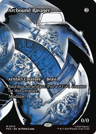 Arcbound Ravager (Borderless) (PZA-014) [Teenage Mutant Ninja Turtles Eternal-Legal]