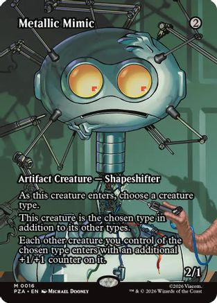 Metallic Mimic (Borderless) (PZA-016) [Teenage Mutant Ninja Turtles Eternal-Legal] Foil