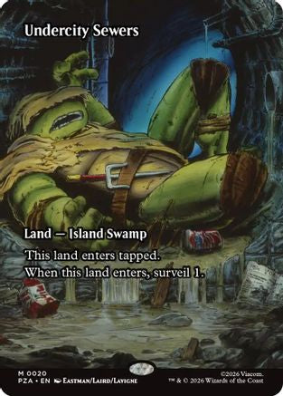 Undercity Sewers (Borderless) (PZA-020) [Teenage Mutant Ninja Turtles Eternal-Legal]