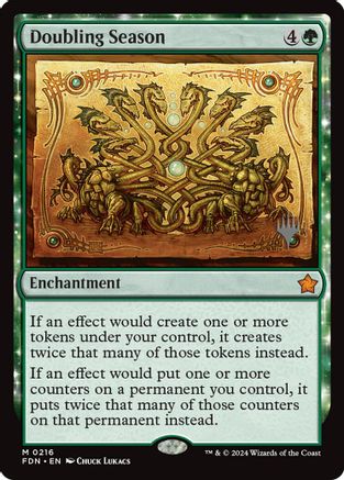 Doubling Season (PPECL-216) [Promo Pack: Lorwyn Eclipsed] Foil