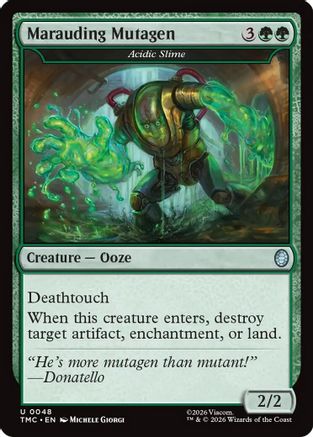 Marauding Mutagen - Acidic Slime (TMC-048) [Commander: Teenage Mutant Ninja Turtles]