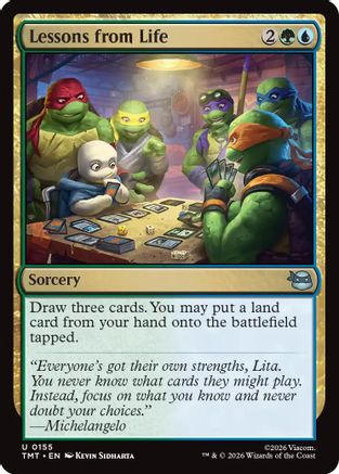 Lessons from Life (TMT-155) [Teenage Mutant Ninja Turtles] Foil