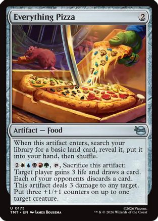 Everything Pizza (TMT-173) [Teenage Mutant Ninja Turtles] Foil