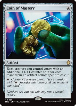 Coin of Mastery (TMC-038) [Commander: Teenage Mutant Ninja Turtles]