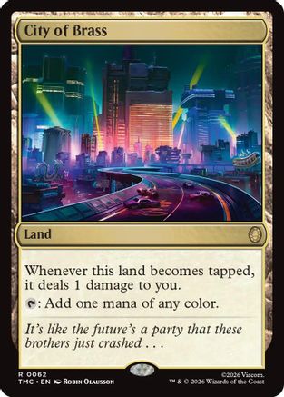 City of Brass (TMC-062) [Commander: Teenage Mutant Ninja Turtles]