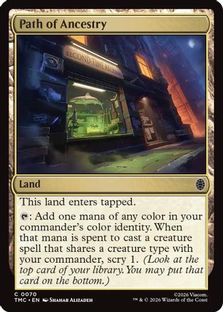 Path of Ancestry (TMC-070) [Commander: Teenage Mutant Ninja Turtles]