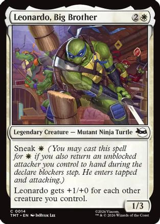 Leonardo, Big Brother (TMT-014) [Teenage Mutant Ninja Turtles] Foil