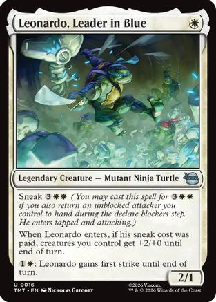 Leonardo, Leader in Blue (TMT-016) [Teenage Mutant Ninja Turtles]