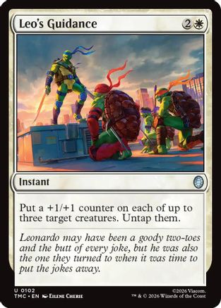 Leo's Guidance (TMC-102) [Commander: Teenage Mutant Ninja Turtles]
