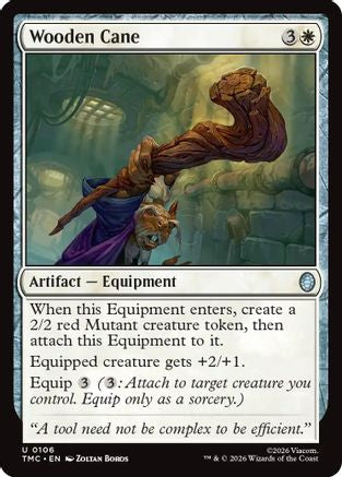 Wooden Cane (TMC-106) [Commander: Teenage Mutant Ninja Turtles]