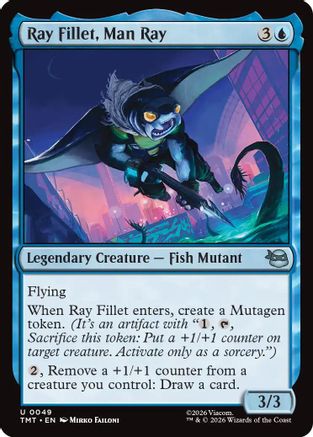 Ray Fillet, Man Ray (TMT-049) [Teenage Mutant Ninja Turtles] Foil