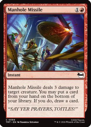 Manhole Missile (TMT-094) [Teenage Mutant Ninja Turtles]