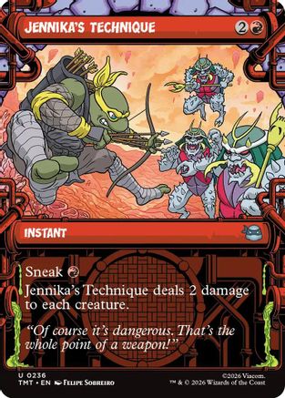 Jennika's Technique (Showcase) (TMT-236) [Teenage Mutant Ninja Turtles] Foil