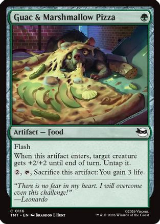 Guac & Marshmallow Pizza (TMT-116) [Teenage Mutant Ninja Turtles] Foil