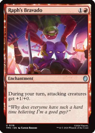 Raph's Bravado (TMC-119) [Commander: Teenage Mutant Ninja Turtles]