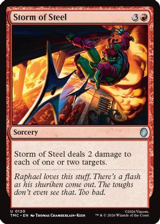 Storm of Steel (TMC-120) [Commander: Teenage Mutant Ninja Turtles]