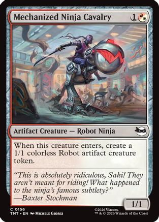 Mechanized Ninja Cavalry (TMT-156) [Teenage Mutant Ninja Turtles] Foil