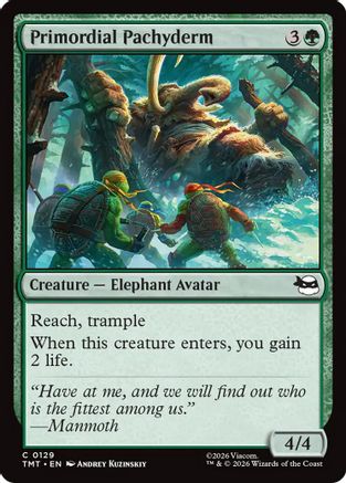 Primordial Pachyderm (TMT-129) [Teenage Mutant Ninja Turtles] Foil