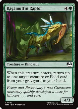 Ragamuffin Raptor (TMT-130) [Teenage Mutant Ninja Turtles] Foil