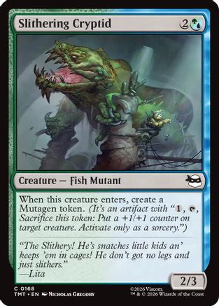 Slithering Cryptid (TMT-168) [Teenage Mutant Ninja Turtles]