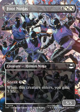 Foot Ninjas (Borderless) (TMT-209) [Teenage Mutant Ninja Turtles]