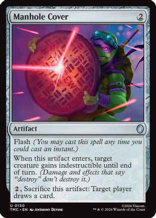 Manhole Cover (TMC-130) [Commander: Teenage Mutant Ninja Turtles]