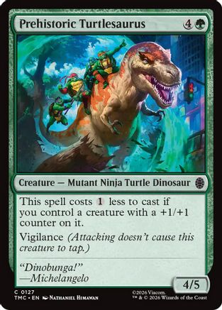 Prehistoric Turtlesaurus (TMC-127) [Commander: Teenage Mutant Ninja Turtles]