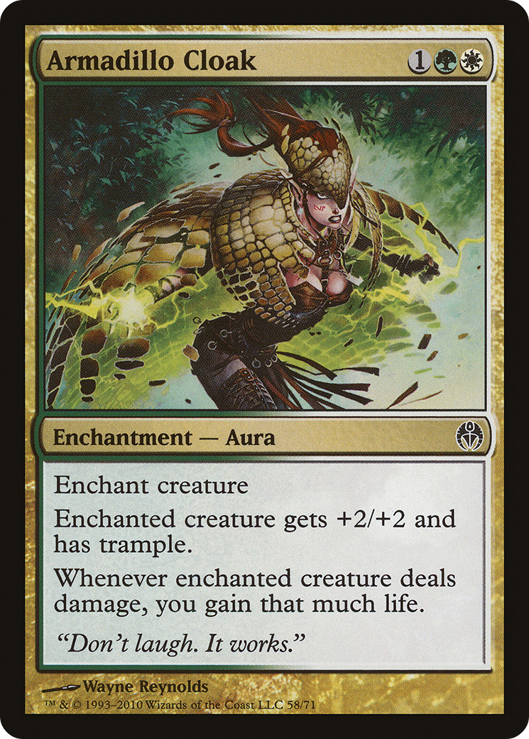 Armadillo Cloak (DDE-058) [Duel Decks: Phyrexia vs. the Coalition]
