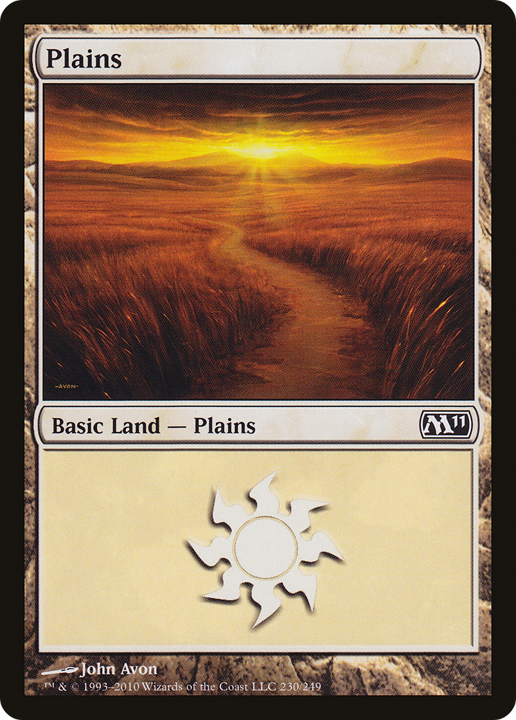 Plains (M11-230) [Magic 2011]