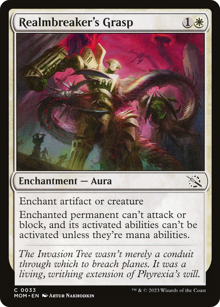 Realmbreaker's Grasp (MOM-033) [March of the Machine] Foil