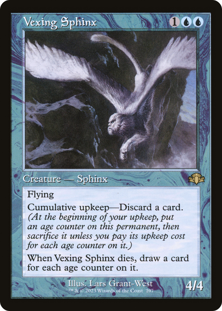 Vexing Sphinx (Retro Frame) (DMR-297) [Dominaria Remastered]