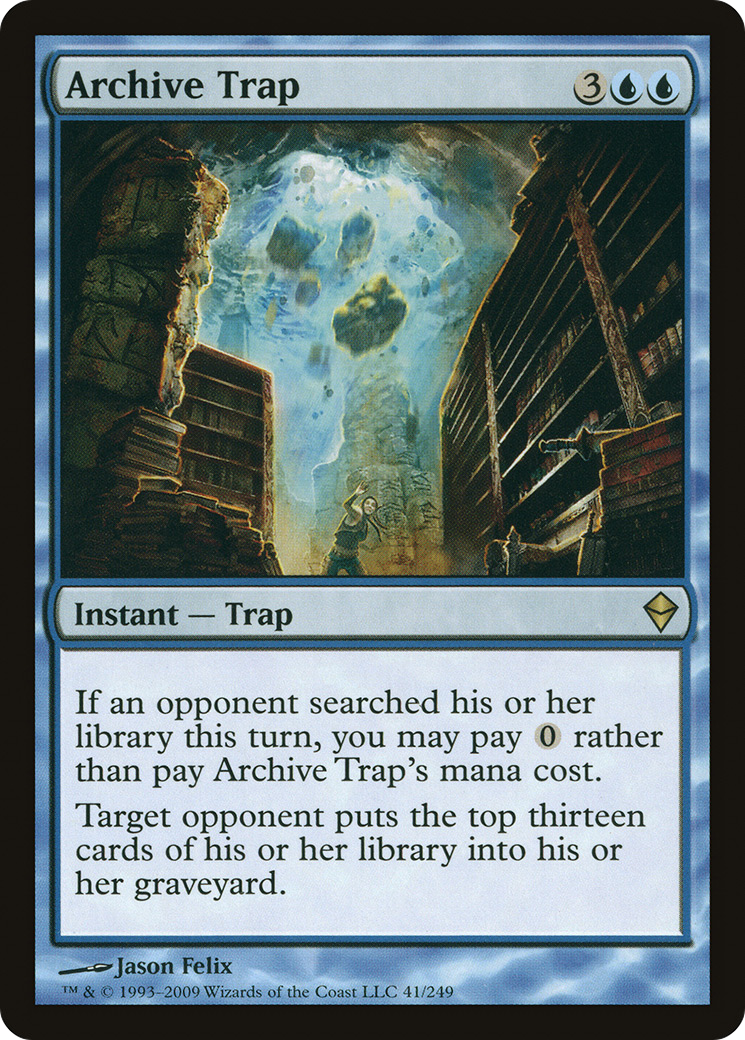 Archive Trap (ZEN-041) [Zendikar]