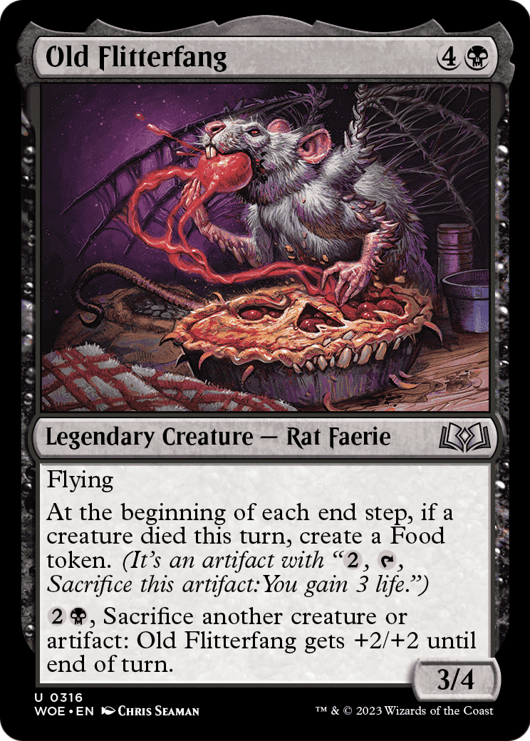 Old Flitterfang (WOE-316) [Wilds of Eldraine] Foil
