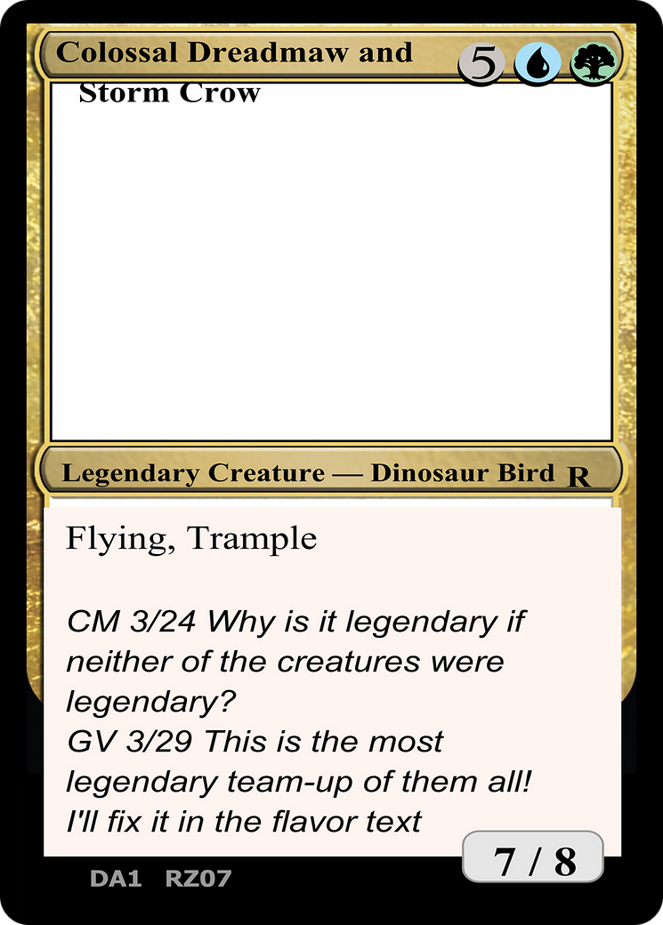 Colossal Dreadmaw and Storm Crow [Unknown Event]