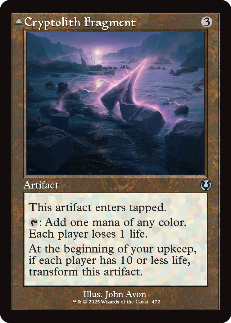 Cryptolith Fragment (Retro Frame) (INR-472) [Innistrad Remastered] Foil