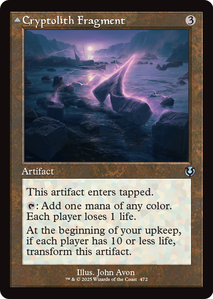 Cryptolith Fragment (Retro Frame) (INR-472) [Innistrad Remastered] Foil