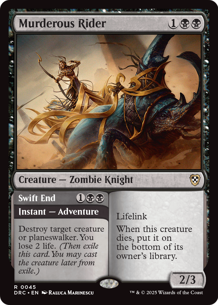 Murderous Rider (DRC-045) [Commander: Aetherdrift]