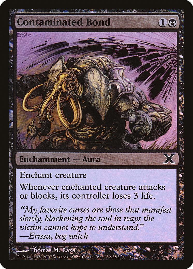 Contaminated Bond (10E-132★) [Tenth Edition] Foil